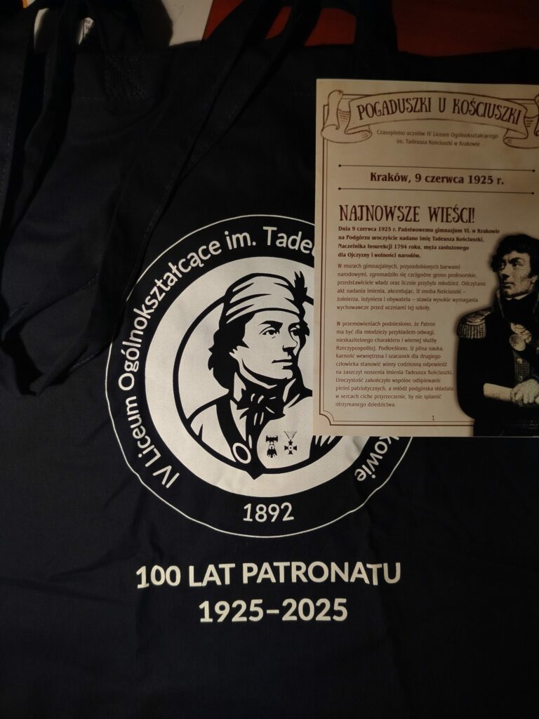 Setna rocznica nadania IV LO w Krakowie imienia Tadeusza Kościuszki